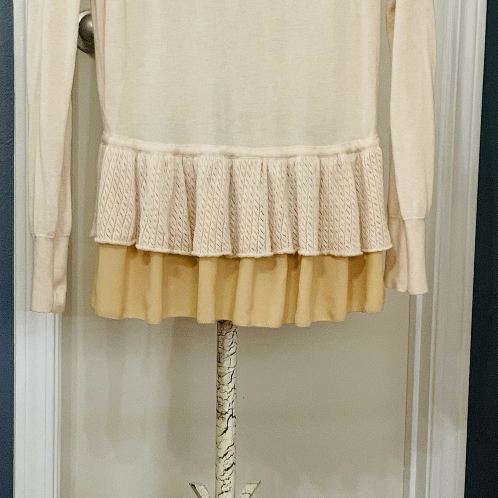 Anthropology Ruffle Cardigan - Picture 3 of 3